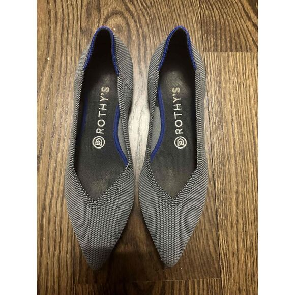 Rothy's Shoes - Rothys Womens Flats Size US 8 Pointed Toe Knit Upper Logo On Insole